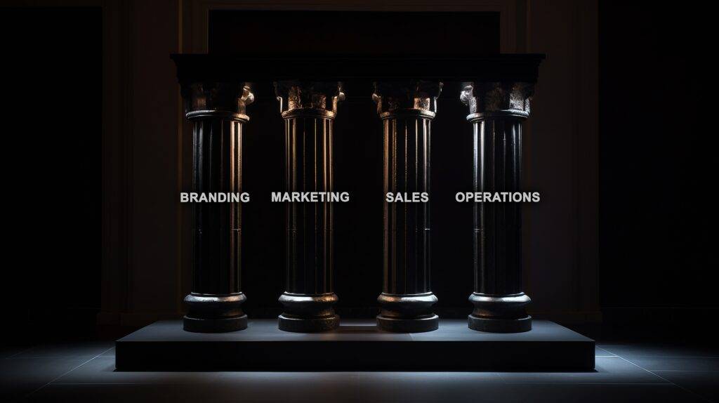 the,four,pillars,of,business:,management,,marketing,,sales,and,operations.
